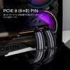 EZDIY-FAB PC Sleeve Cable GPU/CPU PC Power Supply Compliant with