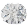 Hooshing 2 Pack Pom Poms Cheerleading Professional Holographic Silver Spot