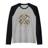 Rock Hound Geology Fossil Hunter Mineral Collector Gift Raglan Baseball