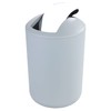 Cosmetic Bin with Swing Lid, Bathroom Bin, Shatterproof in Various