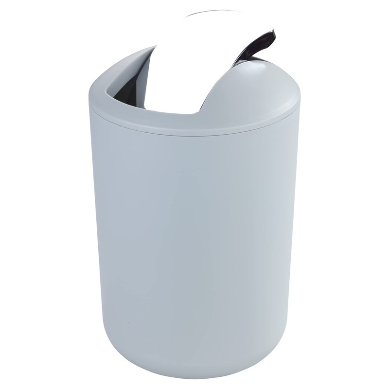 Cosmetic Bin with Swing Lid, Bathroom Bin, Shatterproof in Various