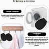 Guantes Exfoliantes Tatuo 4 Piezas Color Negro para Baño y