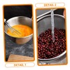 BIUDECO 1Set Stainless Steel Mixing Bowl with Handle Colander and