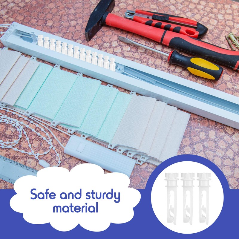 Vertical Blind Stem Replacement White Stems for Window Carrier Vertical