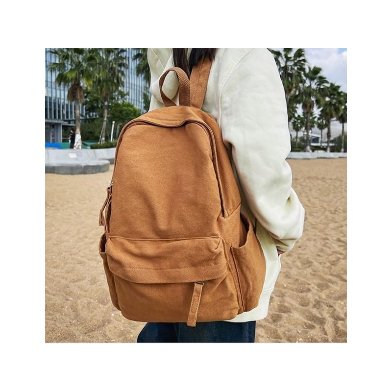 The largest selection Vintage Canvas Backpack, Canvas Backpack, work brown