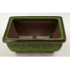 Yubonzai Rectangular Shohin Bonsai, Succulent Pot 6"x 4.5"x 2.25" w