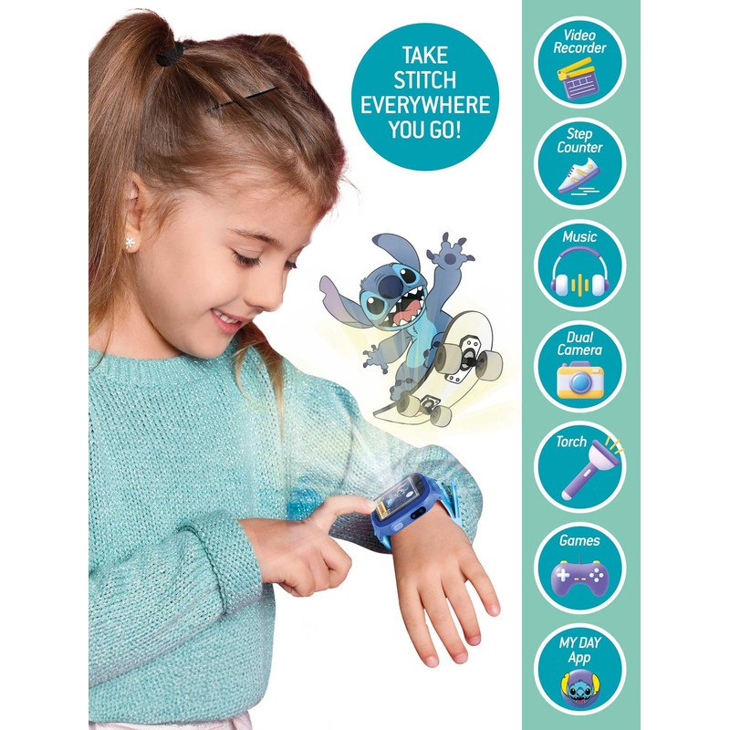 Lisciani - STITCH SMARTWATCH - Connected Watch For Children From