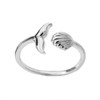 GLMOCM Shell Starfish Ring for Women Summer Shell Rings Beach