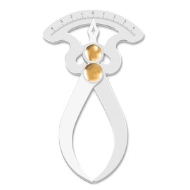 Laroal Thickness Gauge Spring Tool Inside Spring Caliper Outer Caliper Inside Dial Caliper Stainless Steel Inside Calipers Outside Calipers Jewelry Measure Tool