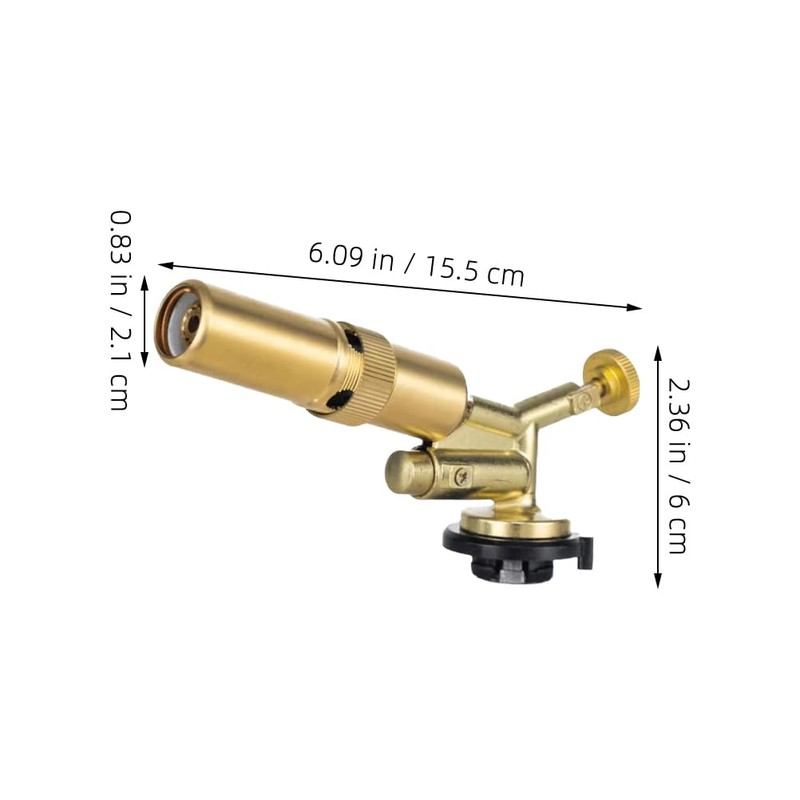 STOBAZA Portable Bbq Grill Ignition Torch Head Propane Torch Nozzle