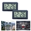 2 Pcs Mini Digital Clock Small Magnetic Car Dashboard Clocks
