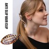 4 Pack Vintage Fishtail Hair Clips French Banana Clips Ponytail