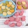 8 Pieces Cute Animals Cookie Cutters Cartoon Elephent Cookie Mould