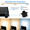 Gopretty 120W LED FloodLights Outdoor 2 Pack, 14000LM Dimmable, 3CCT