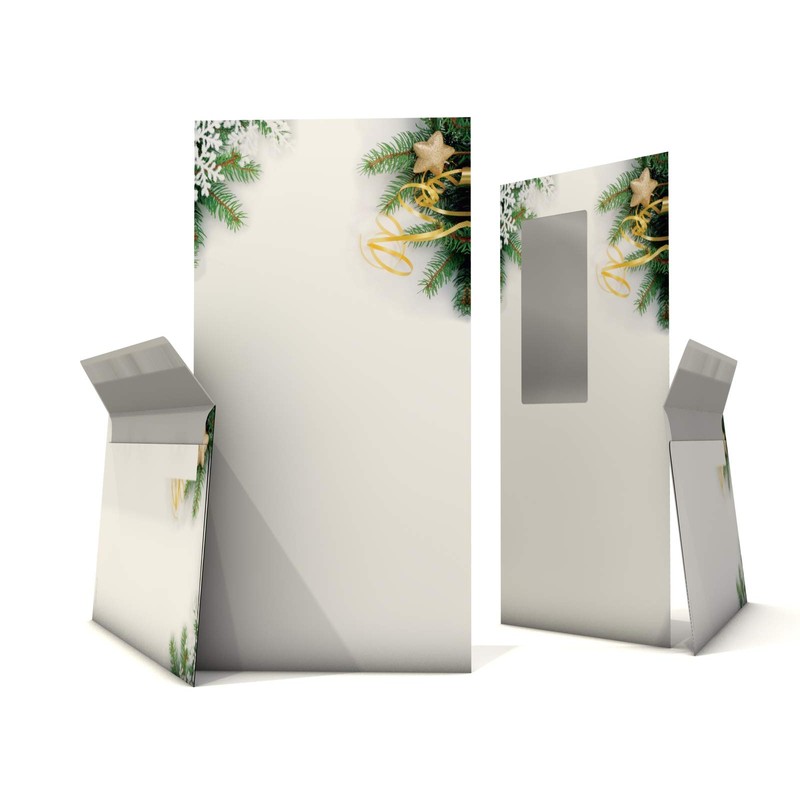 Fir Branch, 20 Sheets) Christmas Letter Paper 110 g/qm +