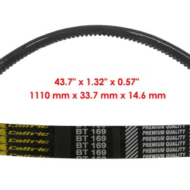 Caltric Drive Clutch Belt Fits Ski-Doo MXZ X 440 1996-2003/ MXZ 500 1998-2001 414860700