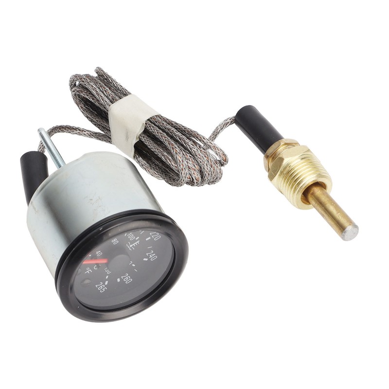 Water Temperature Gauge with Sensor 52mm Dial Pointer Mechanical Water