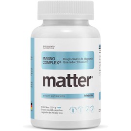 YOU MATTER SMART NUTRIENTS - Magno Complex - Magnesio Quelado - Descanso profundo y Función Muscular - 160 Cápsulas Vegetales