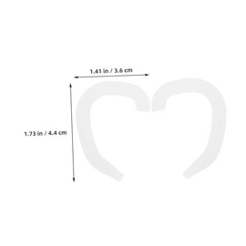 PACKOVE 4 Pairs Auricle Corrector Silicone Ear Support for Protruding Ears for Boy Girl Aesthetically Pleasing Design for Healthy Growth