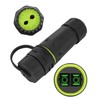 XMSJSIY IP68 Waterproof SC to SC Fiber Optical Adapter Connector