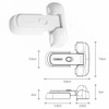 Freezer Door Latch, 1 Pack Refrigerator Fridge Freezer Door Lock