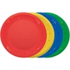 Procos - Plastic Plate Set, 4 Pieces, Reusable, Party Tableware