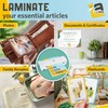 Matte Thermal Laminating Pouches, Matte Finish, 9 x 11.5 Inches