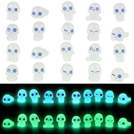 CCINEE 20Pcs Glow in Dark Tree Elves Fairy Luminous Ghost Micro Landscape Accessories Miniature Tree Elves Decoration for Garden Landscape Aquarium Dollhouse Potted Plants Decoration