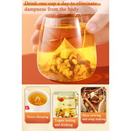 Radix Fici Hirtae Poria Cocos Dispelling Dampness Tea Dampness Removing Red Bean Coix Seed Tea Ten Ingredients Blend Formula Chinese Herbal Tea 祛湿 祛湿茶 去湿气茶 五指毛桃 红豆薏米祛湿茶