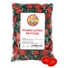 Strawberry Filled Hard Candy - Individually Wrapped Strawberry Bon Bons