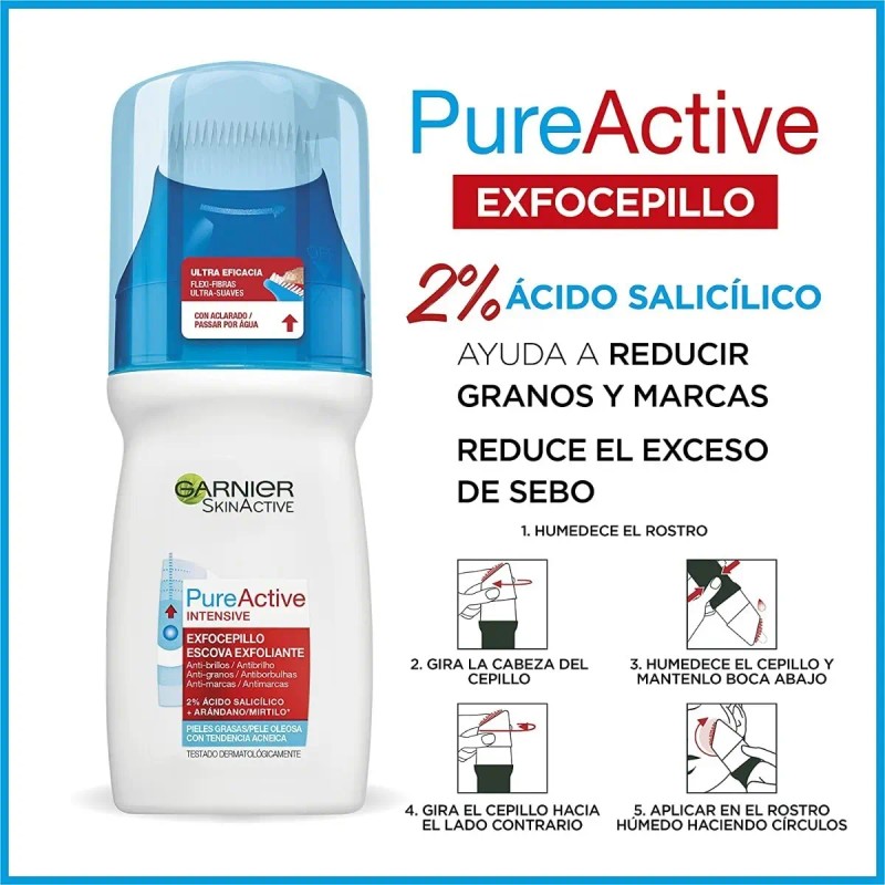 Exfo Cepillo Facial Pure Active Garnier 150ml
