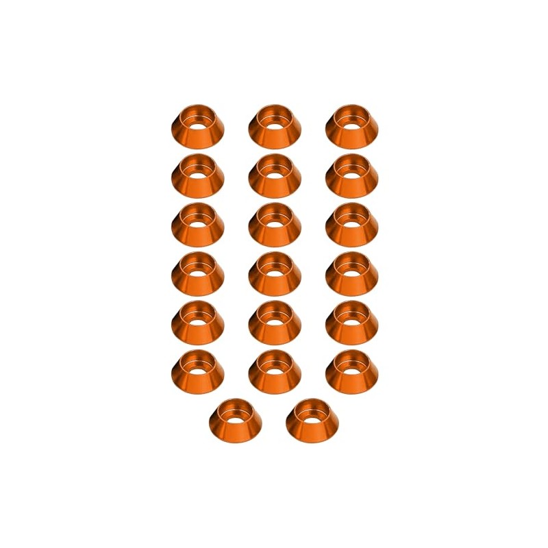 UB-Lab. 20 Pcs M3 Color Washers Gray Inner Diameter 3.1mm