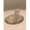 Glass Baron Bear Glass Figurine Daddy's Girl Handcrafted Father's Day