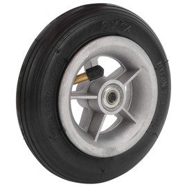 CHICIRIS 6 x 1 1/4 6 inch rubber wheel, shock-absorbing pneumatic tyre, portable robust rubber tyre for electric scooters, e-bikes, electric vehicles wheels