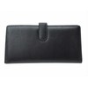 Golunski Genuine Leather Travel Wallet with Tab (Black)