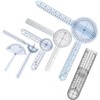 Goniometer Complete Set 6 Pieces, Body Measuring Tape - Physical