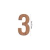 EXCEART Clock Numbers Set Wooden Arabic Numbers DIY Digital Clock