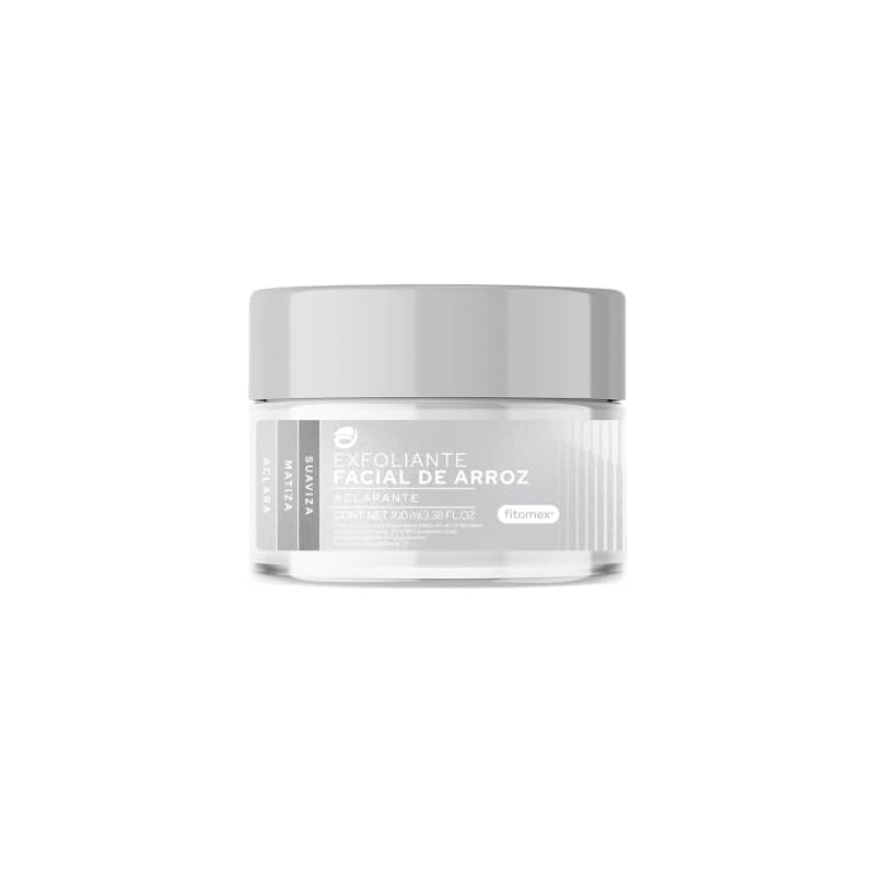 Exfoliante Facial de Arroz Aclarante, Natural, 100 ml