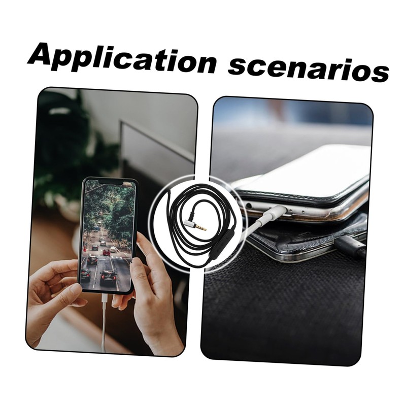 LABRIMP 1Pc Line Earphone Cable for Headsets High Performance Audio