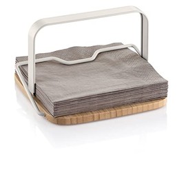 Tescoma 900823 Online Wood and Metal Napkin Holder with Napkin Holder 19.5 x 19 cm