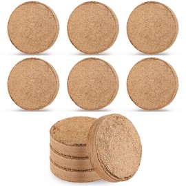 LEIFIDE Composting Toilet Coconut Coir Disks Coir Soil Disc for Organic Composting Toilet Indoor Outdoor Use, 3.94 x 0.59 Inches(6 Pcs)