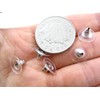 25pcs 6 * 11 Plastic Non-allergenic Butterfly Earring Backs stoppers