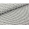 Nooteboom Knitted Fabric Chunky Knit Ribbed Light Grey Plain
