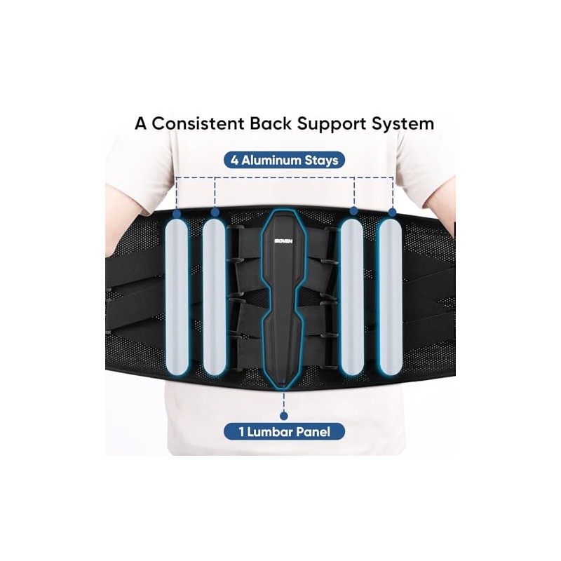 Back Support Belt for Men Women, Back Brace for Lower