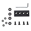 skysen Black Sliding Barn Door Hardware Track Connector