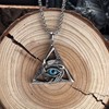 bahamut Mens Skull Evil Eye Necklace for Men Women Amulet