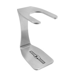 Golddachs Rasierpinselhalter aus Edelstahl, 1 Stück