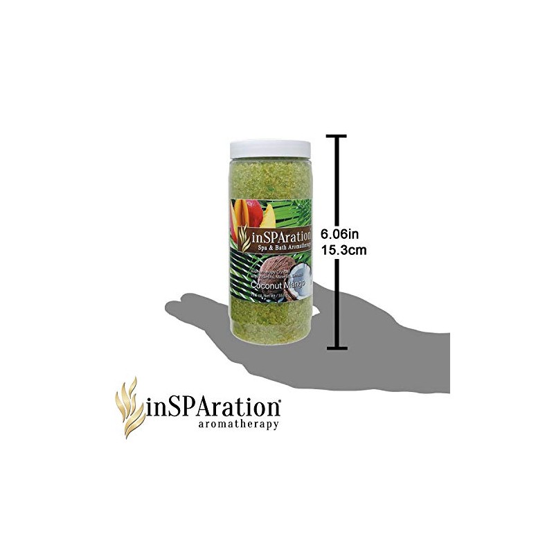 InSPAration 7457C Coconut Mango Crystals for Spa and Hot Tubs,