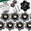 10-Piece 1/4"-20 T Track Bolts Accessories Kit – Includes 1.5"