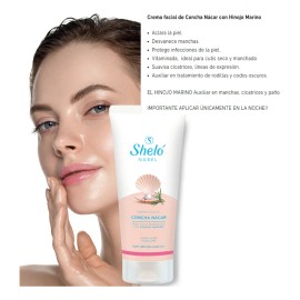 Sheló Crema Facial Concha Nácar Atenúa Manchas Cicatrices Piel Mixta